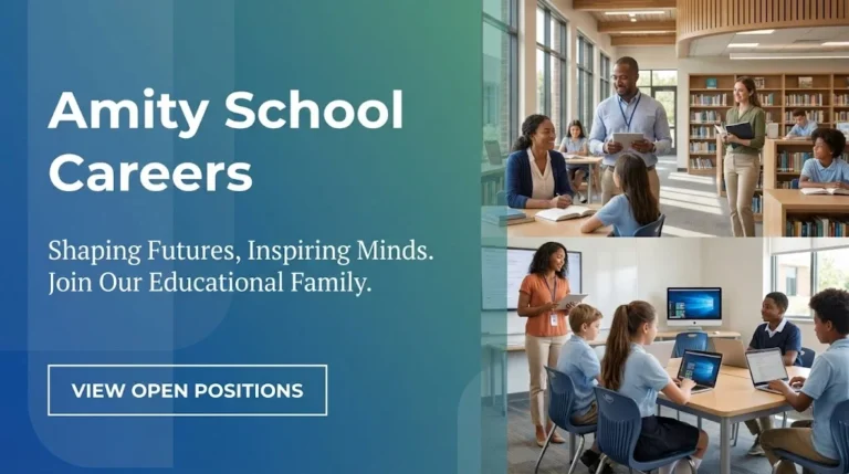 Amity School Careers For Freshers