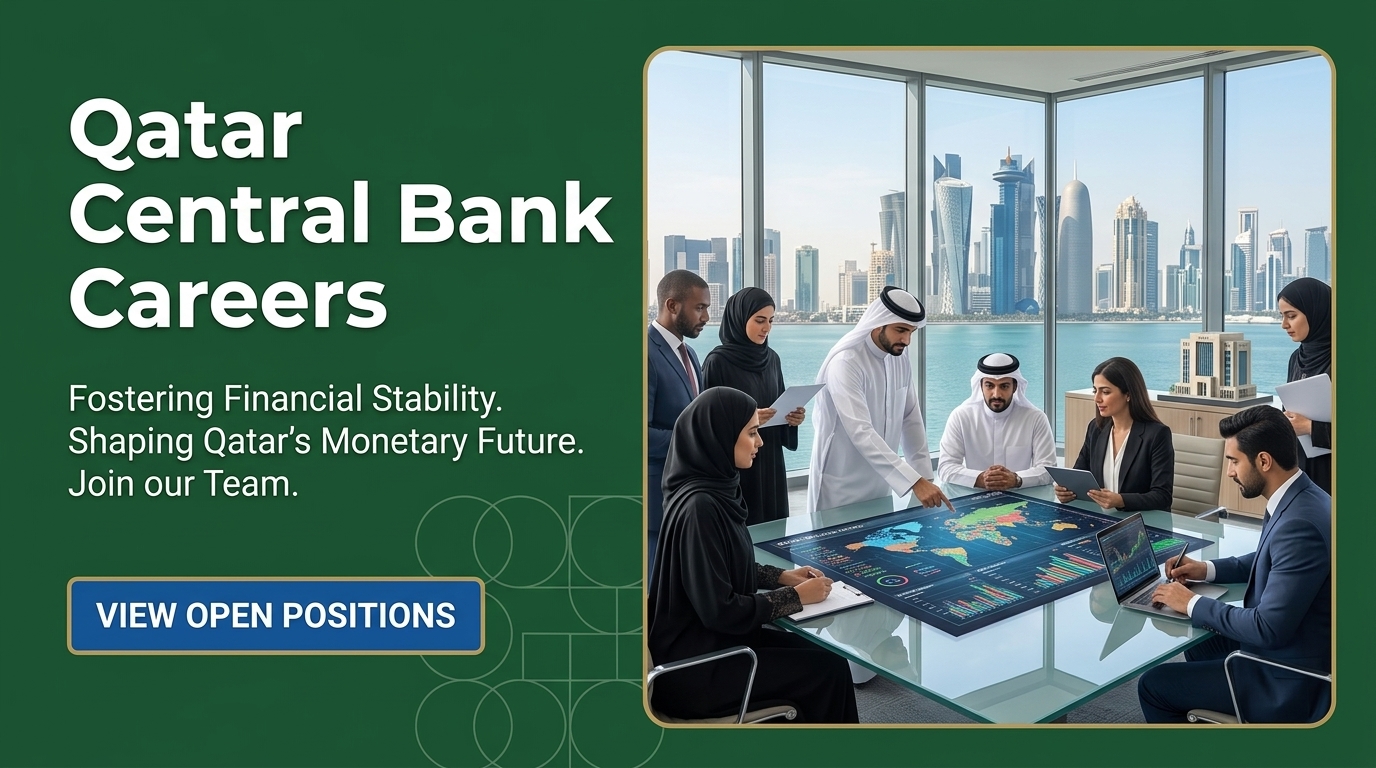Qatar Central Bank Vacancies for Freshers
