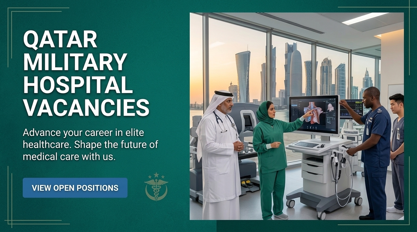 Urgent Jobs at Qatar Military Hospital Vacancies for Female