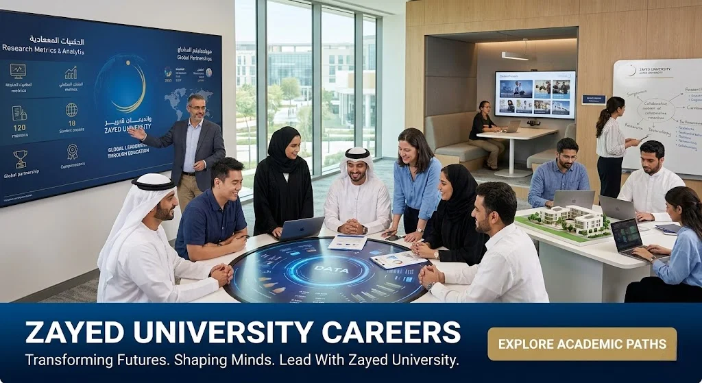Jobs at Zayed University in UAE